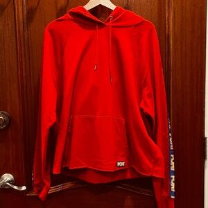 H&M Red Hoodie with Logo